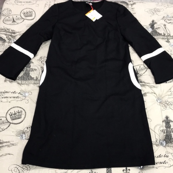 Anne Klein Bell Sleeve Knee Length Dress - Picture 3 of 5